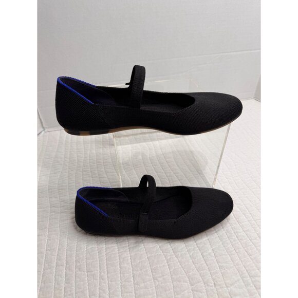 Rothy’s Black Slip On The Square Toe Mary Jane Flats Woman’s Size 7 - Picture 10 of 14